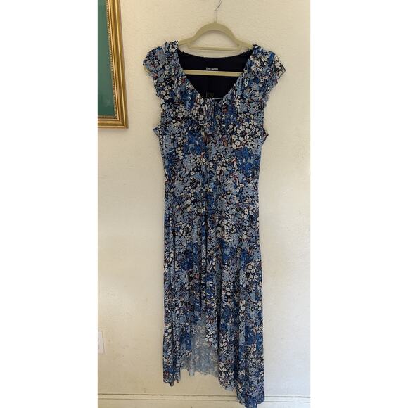 Steve Madden Women's Blue Hattie High-Low Dress Size L NWT $89 - Picture 3 of 7